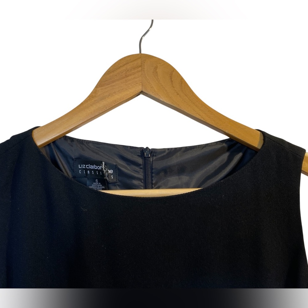 Lliz Claiborne Classics Black Basic Sleeveless Ro… - image 4